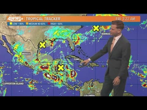 Friday 5 am Tropical Update: Invest 90 fuel tropical rains in the Gulf