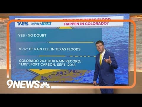 Could the Texas flood happen in Colorado?