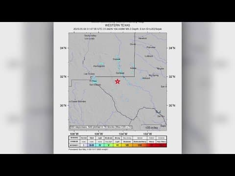 Earthquake in West Texas ripples across the state