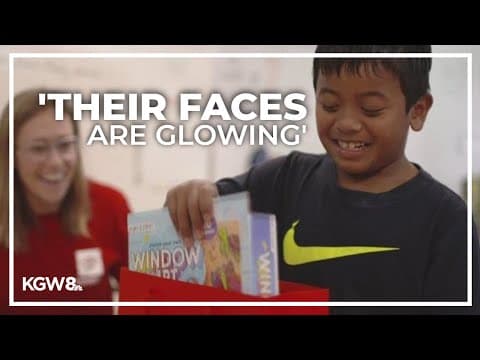 Portland elementary school students among kids receiving gifts from KGW Great Toy Drive