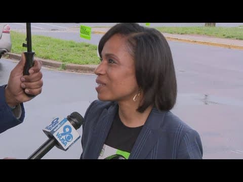 Maryland Senate primary candidate Angela Alsobrooks makes pitch to voters