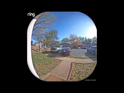 Ring doorbell shows two suspects involved in Spotsylvania mass shooting