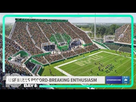 Enthusiasm grows for USF's new stadium