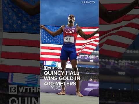 Quincy Hall's thriller in 400-meters to win gold for USA | Via: AP