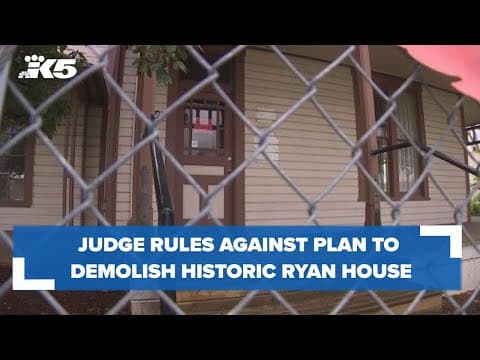 Judge rules against City of Sumner's plans to demolish historic Ryan House