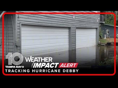 Pasco County homes on the coast flooded