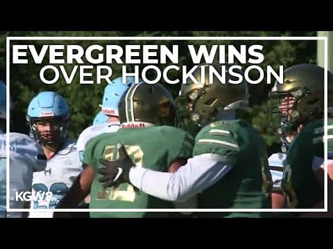 Evergreen takes care of Hockinson | Friday Night Football