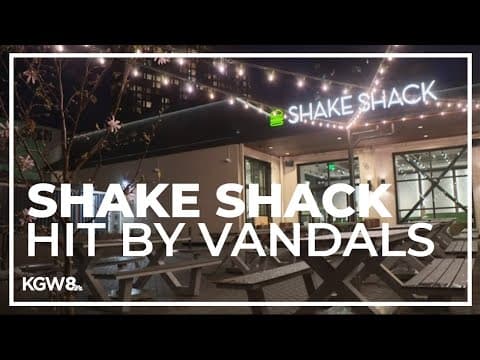 Portland's first Shake Shack hit by vandals ahead of its grand opening