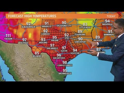 DFW weather: North Texas gets a summer cooldown Tuesday