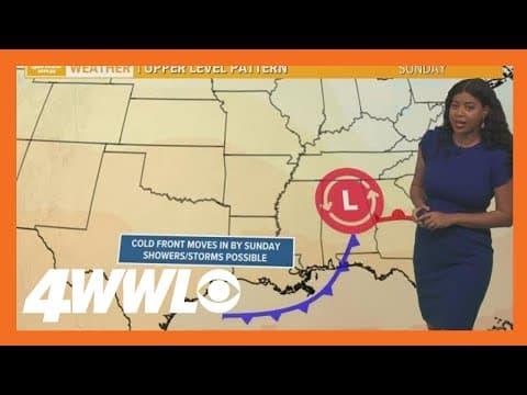 New Orleans Weather: Less humid and cooler for Thursday