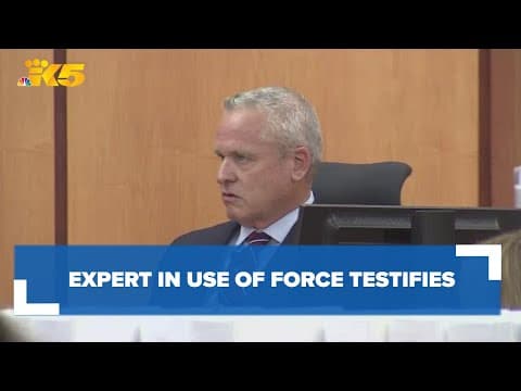 Collective use of force against Manuel Ellis was excessive, expert testifies