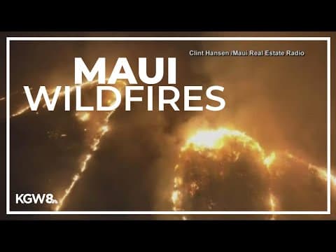 Maui fires: Thousands evacuate as wildfires ravage Hawaiian island