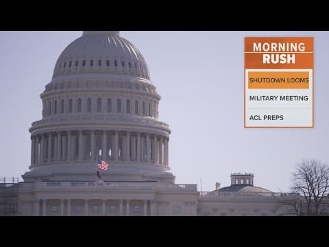 Democrats and President Trump to meet about temporary spending bill as shut down looms