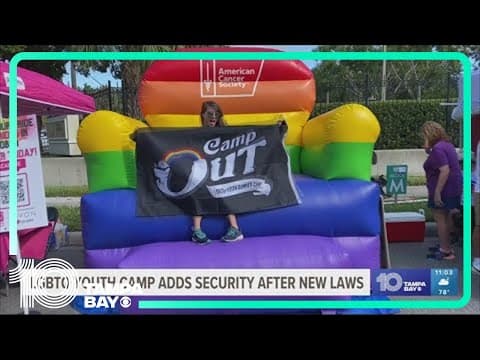 LGBTQ youth camp adds security after new laws signed in Florida