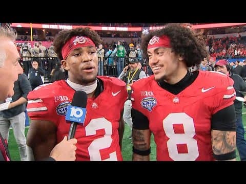 Lathan Ransom, Caleb Downs postgame interview | Ohio State vs. Texas Cotton Bowl