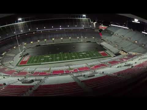 TIME LAPSE: Grass field being installed at Ohio Stadium
