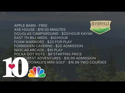 10 things to do in Sevier County under $20