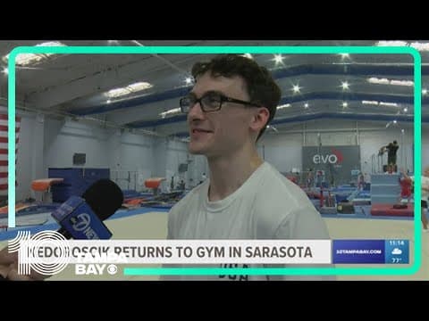 'Pommel horse guy' Stephen Nedoroscik returns to Sarasota gym