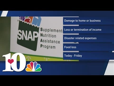 Application open for Disaster SNAP program, helping households impacted by Hurricane Helene