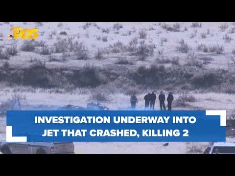 What we know about the jet that crashed, killing two in Utah