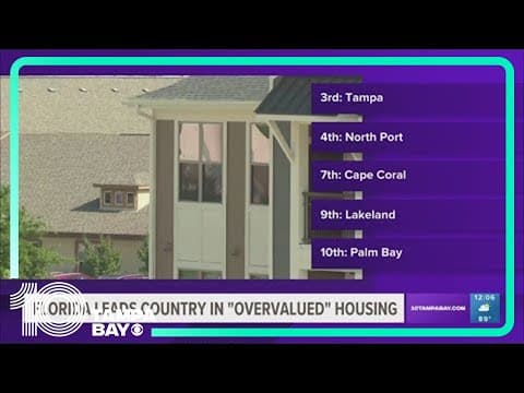 This Tampa Bay-area city is the most 'overvalued' housing market in Florida