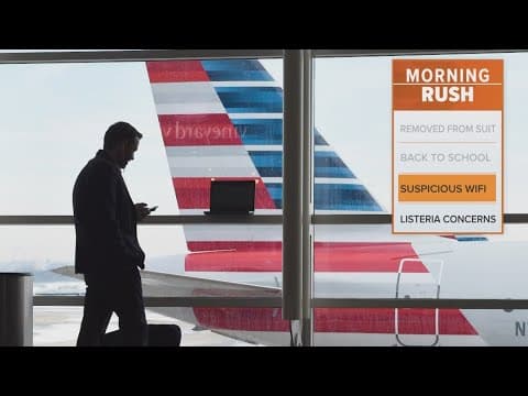 American Airlines flight delayed after discovering suspicious WiFi name