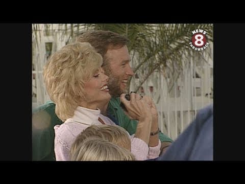 1992: Loni Anderson in San Diego on 'The Price She Paid' movie shoot