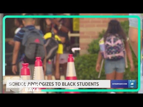 Florida school apologizes to Black students