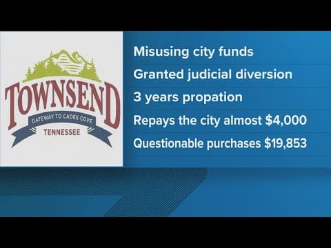 Former Townsend city manager pleads guilty to misusing taxpayer money