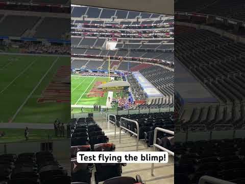 The Goodyear blimp is good to go!