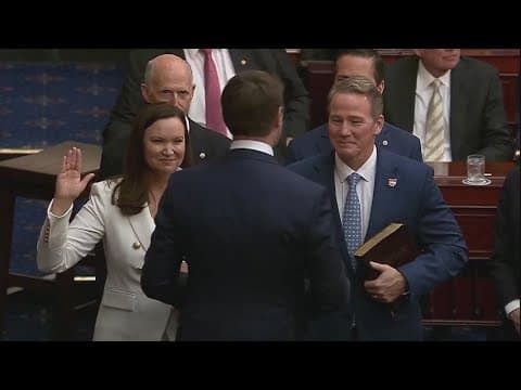 VP Vance swears in Sen. Ashley Moody, filling Marco Rubio's vacancy