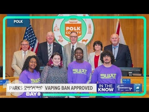 Smoking, vaping ban approved for parks in Polk County
