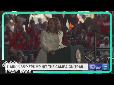 Harris and Trump hit the campaign trail