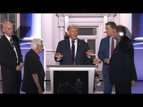 VIDEO: Donald Trump preps on RNC stage