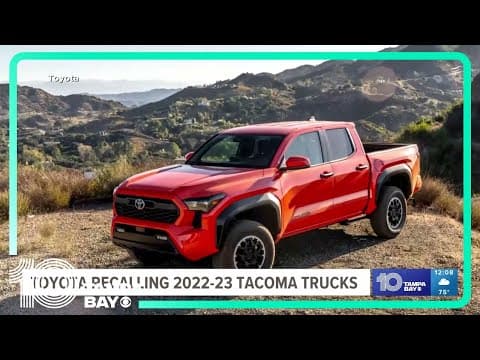 Toyota recalls 380k+ Tacoma pickups over axle issue