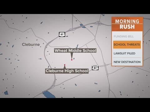 Cleburne police arrest a student for making threats
