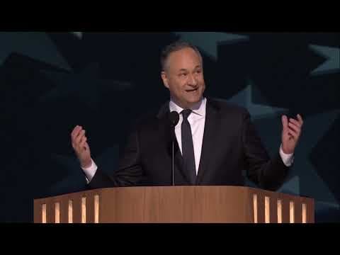 Second Gentleman Doug Emhoff takes stage to address Democratic party delegates in Chicago | DNC 2024