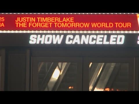 Justin Timberlake cancels Columbus concert shortly before it was set to begin