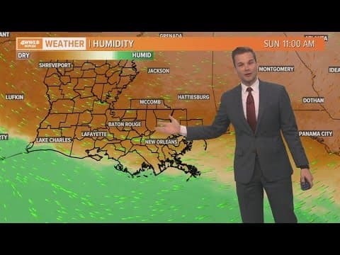 New Orleans Weather: Warm, humid breeze returns