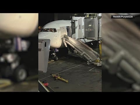 Delta flight canceled after emergency slide mistakenly deployed in Seattle