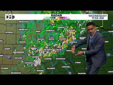 DFW weather: Updates on severe weather coming through on Wednesday