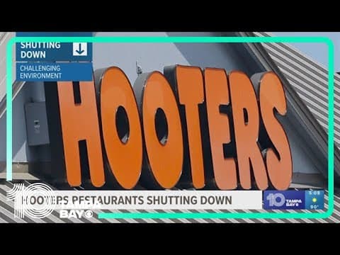 Hooters will close over 40 locations this year