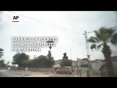 Barrage of rockets pounds Israeli city of Ashkelon