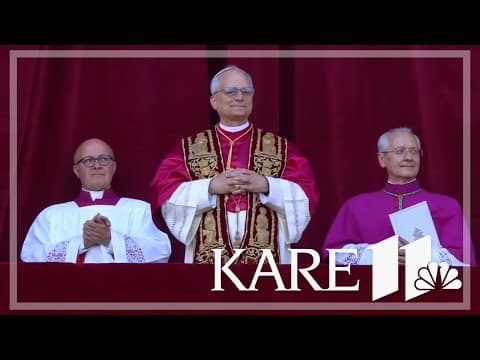 Catholic faithful celebrate the new American Pope