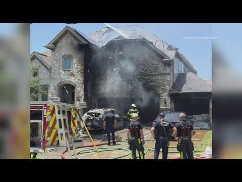 North Texas house fire possibly sparked by Tesla charger, officials say