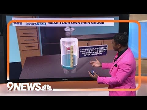How to make your own rain gauge