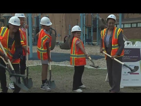 Ground broken on Maxfield schoolyard expansion