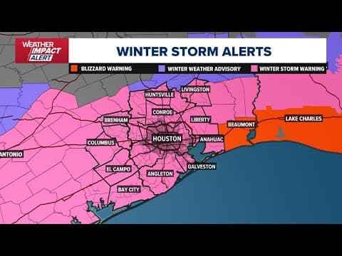 LIVE RADAR | Tracking winter weather in the Houston area