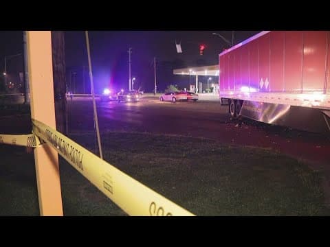Motorcyclist critically injured in crash with semi on Indy's east side