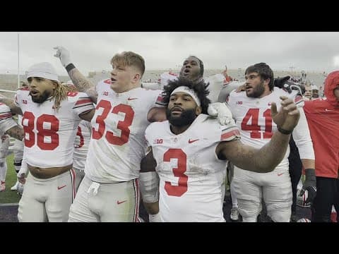 Buckeyes sing 'Carmen Ohio' after win over Northwestern